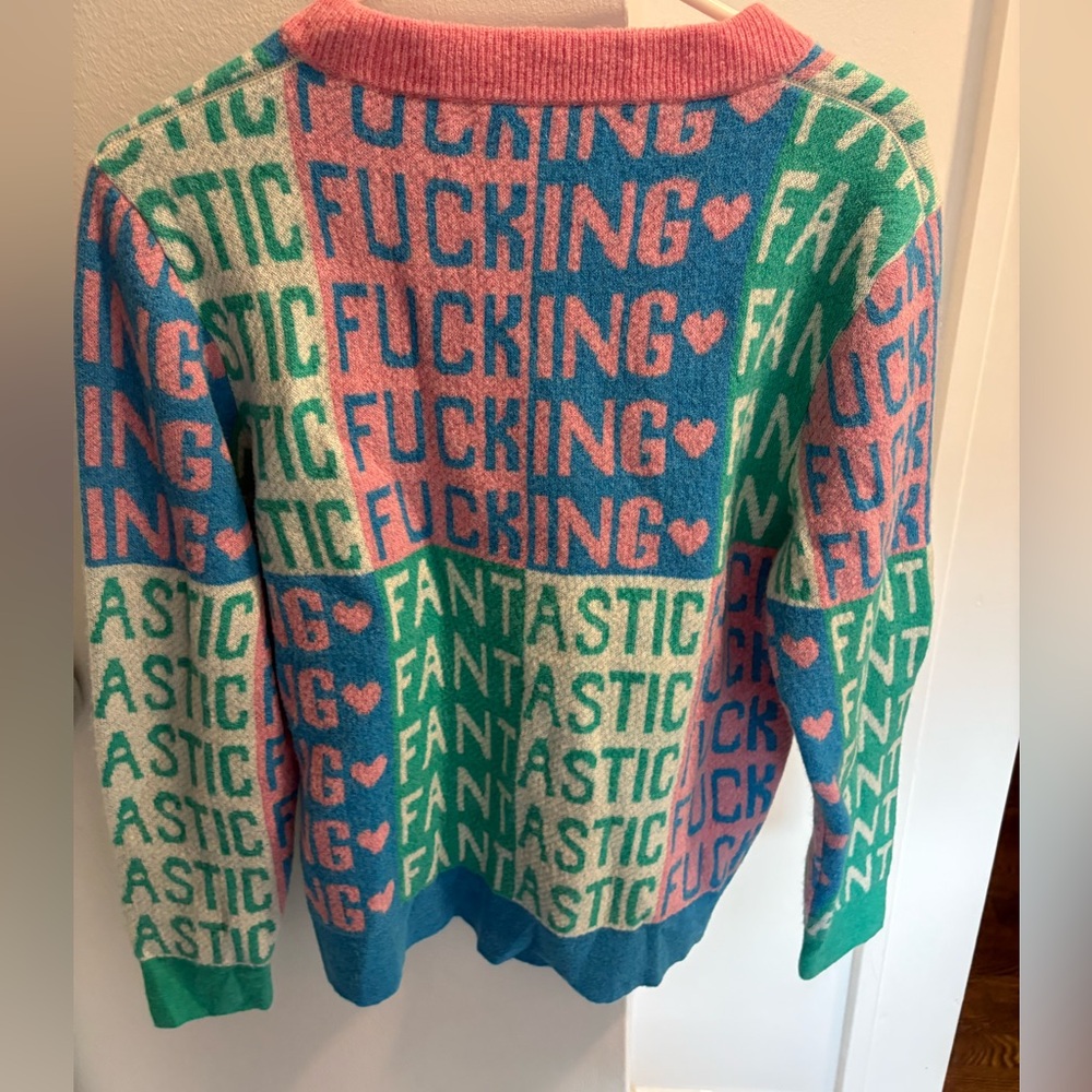 Ayda Pink and Blue Pepper Sweater - Picture 7 of 11